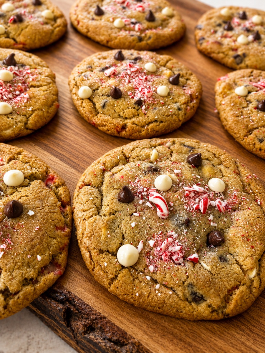 candy cane crush cookie