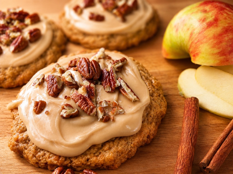 caramel apple cookie