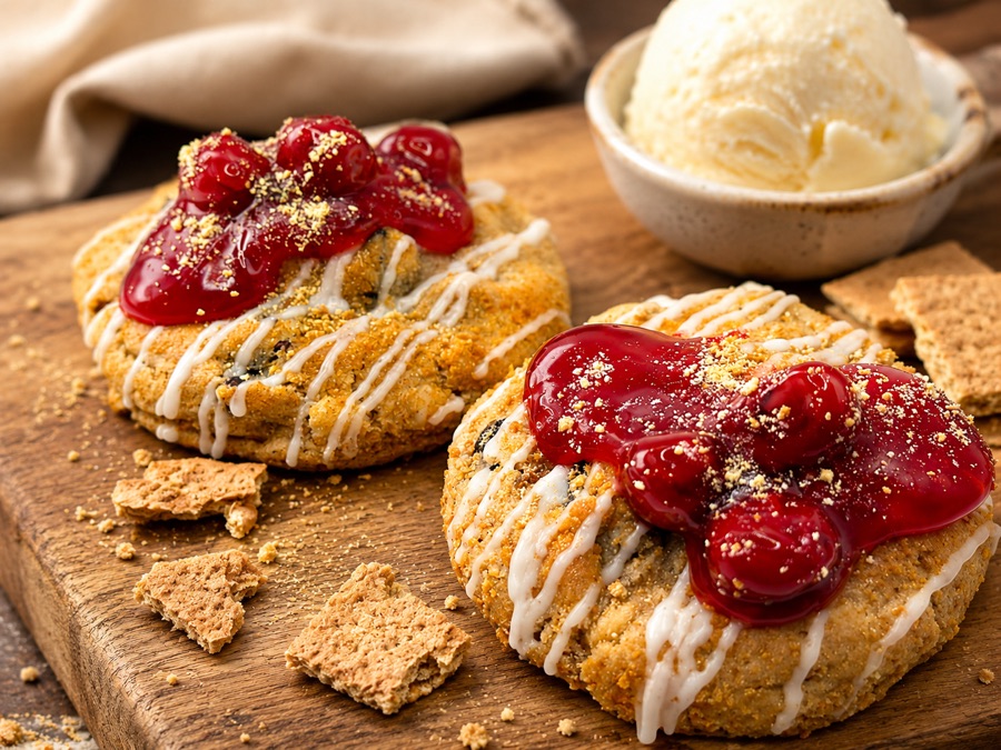 cherry cheesecake cookie
