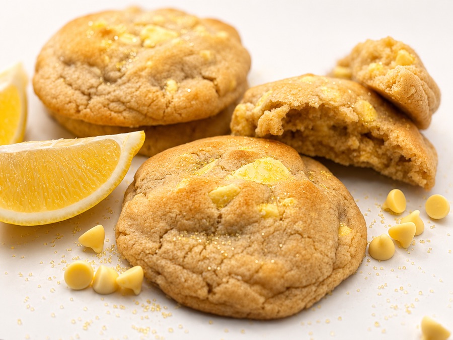 sunburst lemOn chip cookie